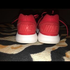Red Nike hyperdunks